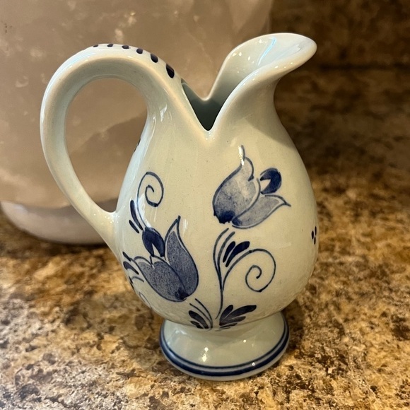 Delft | Accents | Mini Blue Delft Pitcher Vase Made In Holland Hand ...